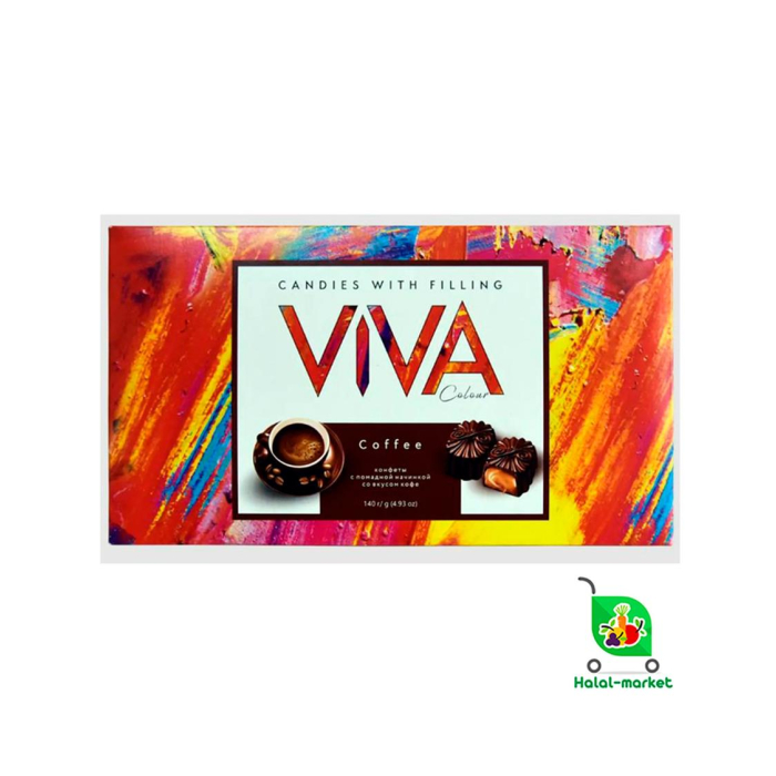 VIVA Colour Кофе 140гр shokoladli konfetlar