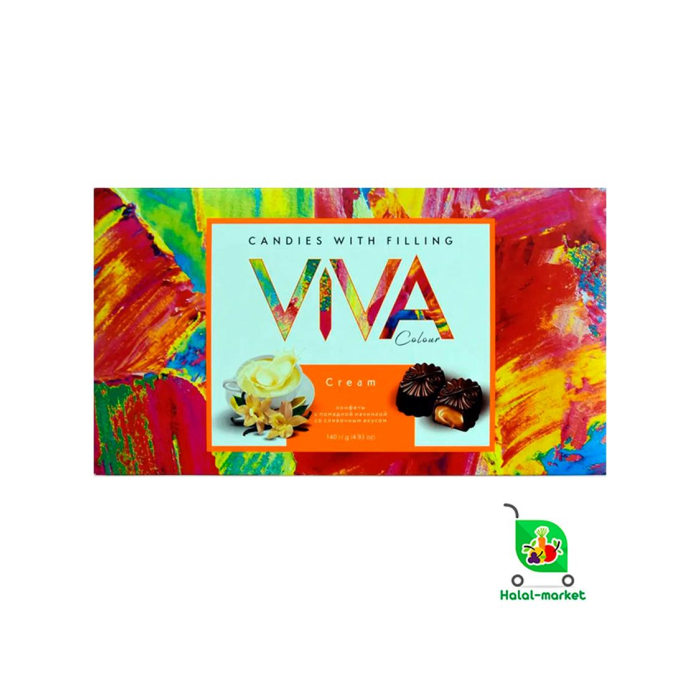 VIVA Colour Shokoladli Shirinliklar Smetana Ta'mi 140gr