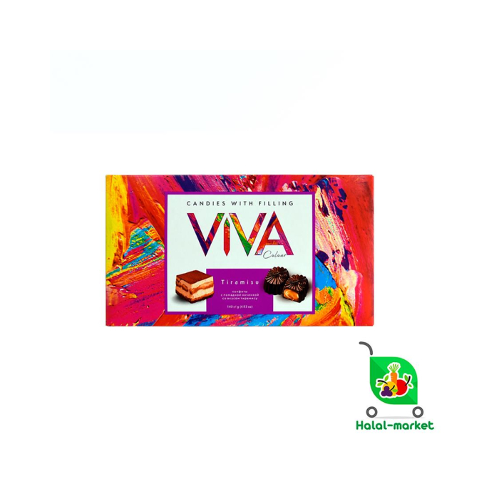 Шоколадные Конфеты VIVA Colour Тирамису 140гр