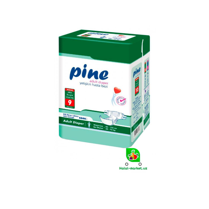 Подгузники Для Взрослых PINE ADULT MEDIUM