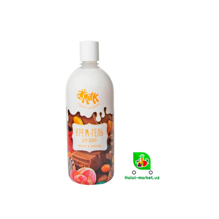 MILK Krema-Gel uchun Dush Sut va Shokolad 800ml