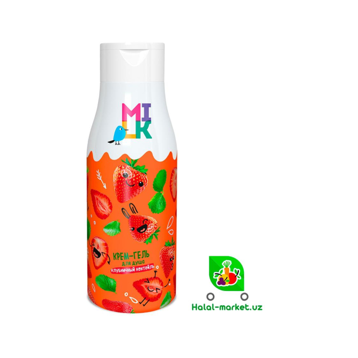 MILK Krema-Gel Dush uchun QULUPNAR KOKTEYL 500ml