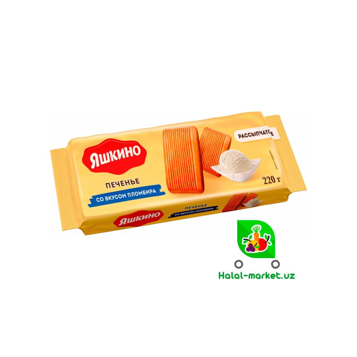 Yashkino plombyr ta'mi bilan pechene 220gr