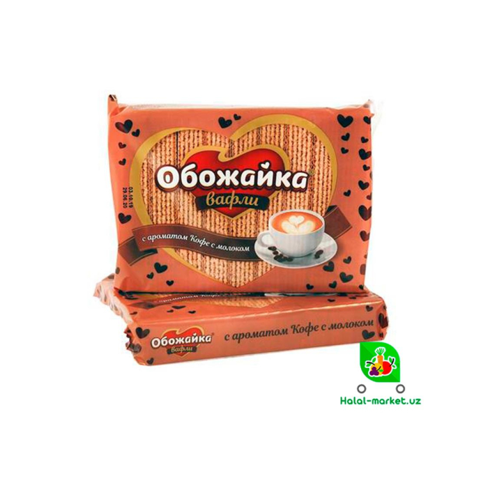 Qahva va Sut Aromali OBODAYKA Vafli 225g