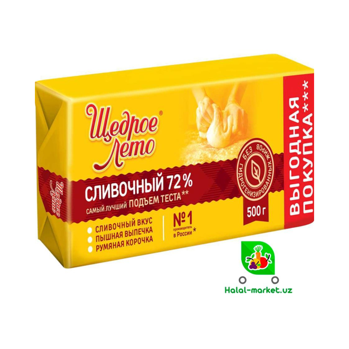 Sutli Yog' Schedroye Leto DERYEVENSKOYE 72% 500gr