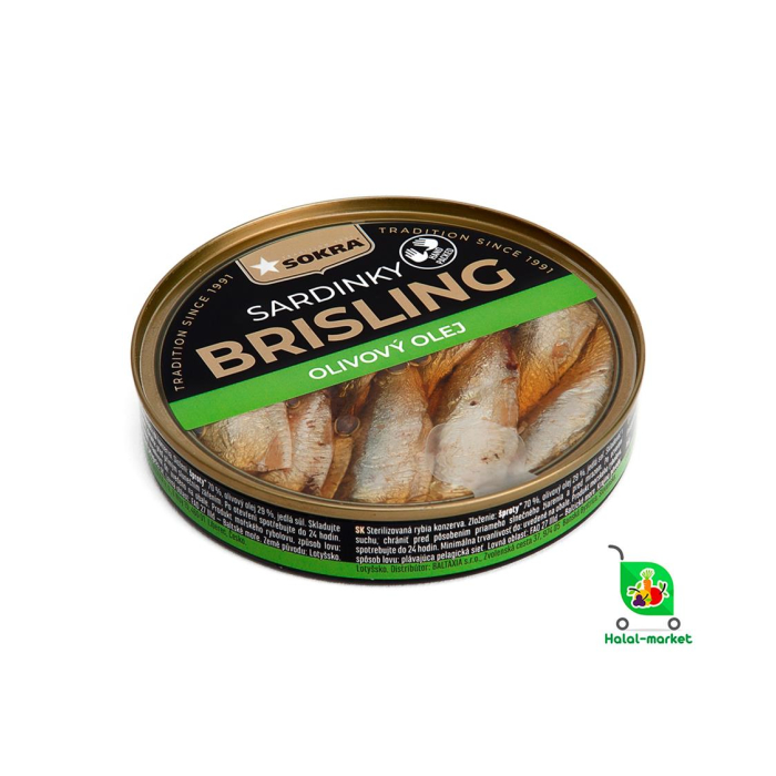 RIGA GOLD Brisling Sardinlar Zaytun Yog'ida (yashil) 120gr