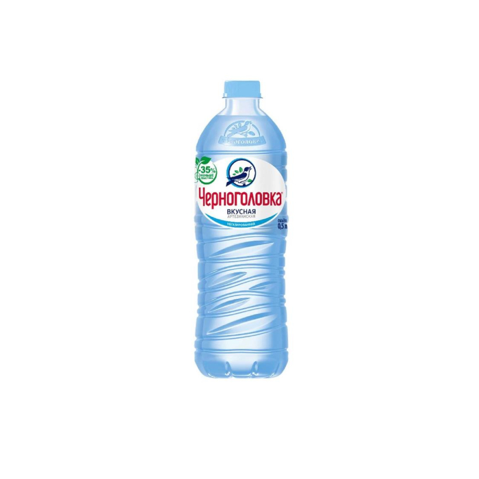 Qora boshli suv gazsiz 1l