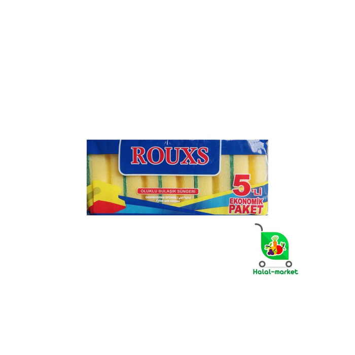 Губки для Мытья Посуды ROUXS 5шт