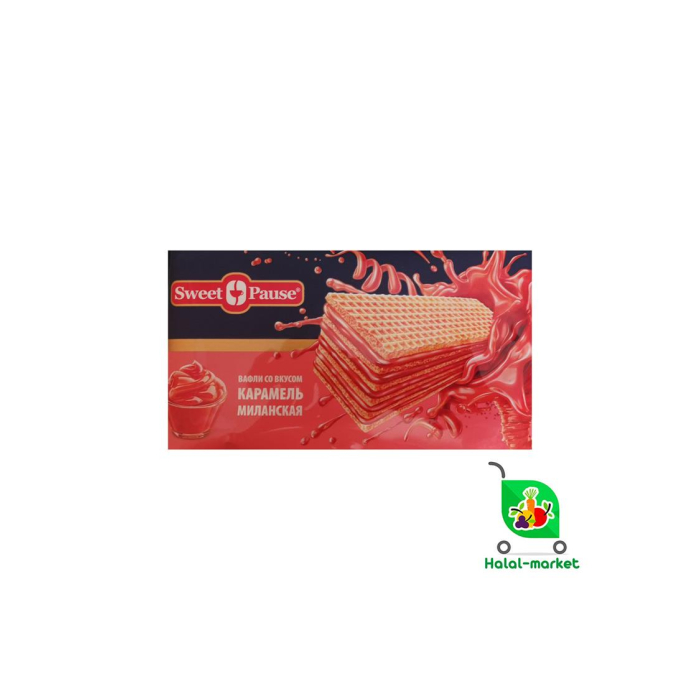 Sweet Pause Milan Karamel 320g Waflilari