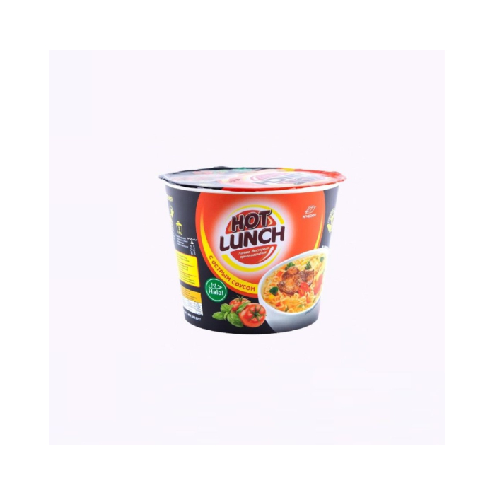 HOT LUNCH qizil sousli 90gr (stakan)