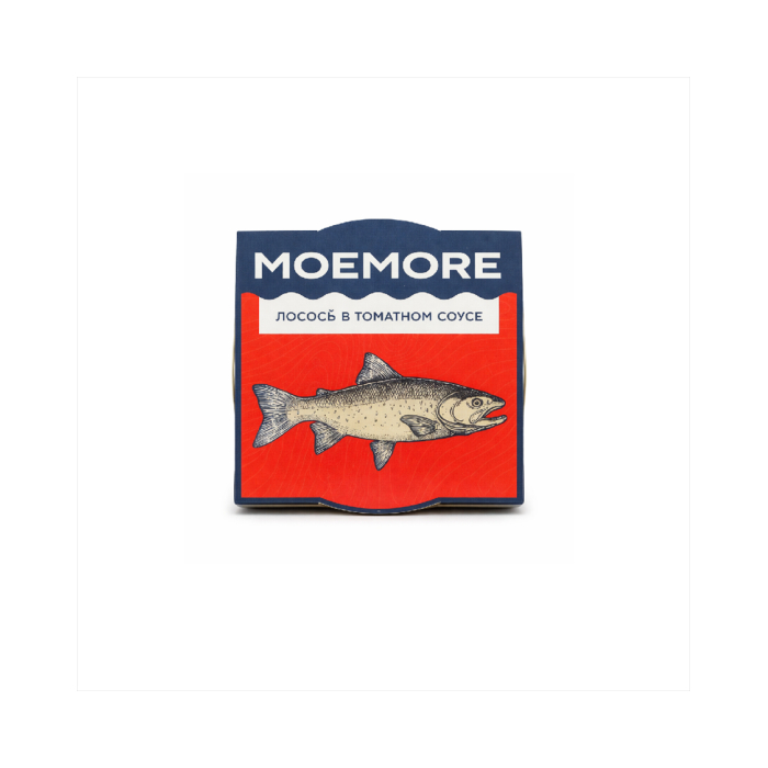 Лосось в томатном соусе MOEMORE 160гр