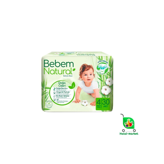BEBEM NATURAL №4 30ta pampers