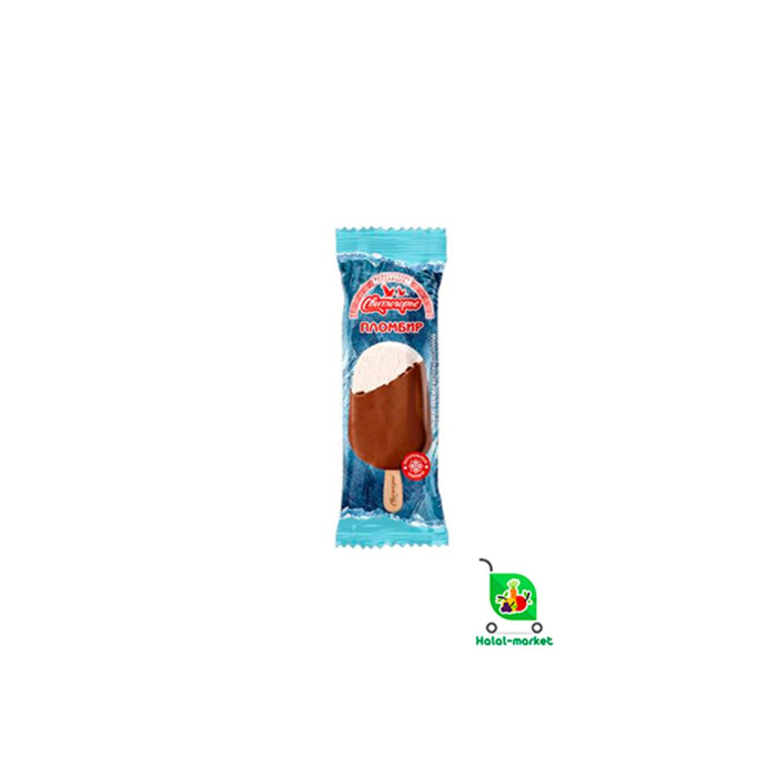 Svetlogorye PLOMBIR muzqaymoq, yer yong'oq va karamell bilan 80gr