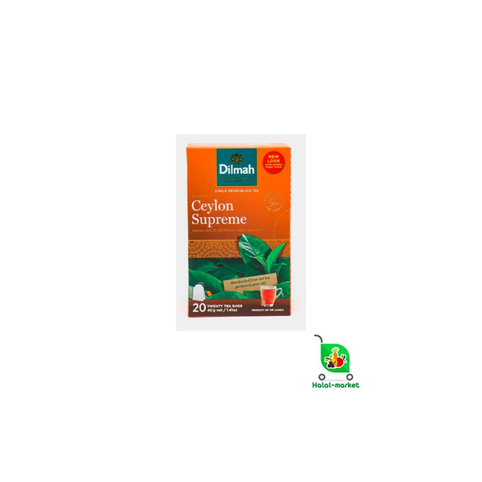 Чай DILMAH CEYLON SUPREME в Пакетиках 20шт