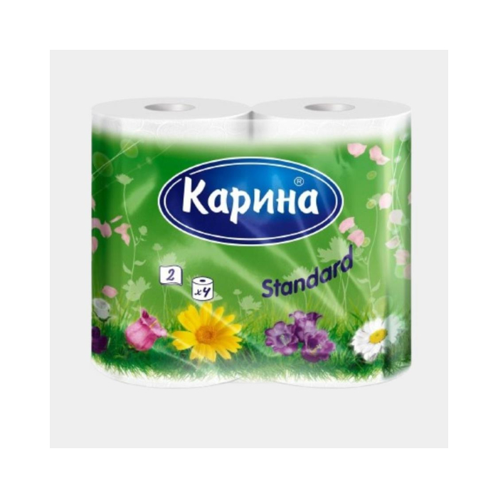 Туалетная Бумага КАРИНА 4шт