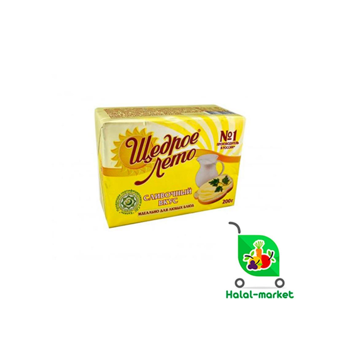 Margarин SHEDROE LETO uchun Qatlamli Xamir 82% 200gr