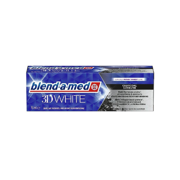 Tish/To'ldiruvchi BLENDAMED 3D WHITE Characoal 100ml