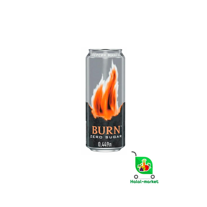 ЭНЕРГЕТИК BURN ПЕРСИК МАНГО 0,449мл