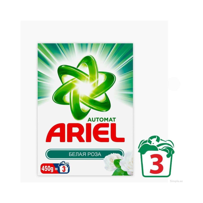 Стир.порошок ARIEL Руч.стир БЕЛАЯ РОЗА 450гр