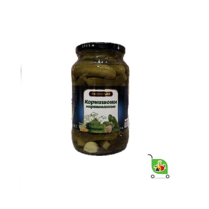FOODMAX 1л marinadlangan kornişonlar