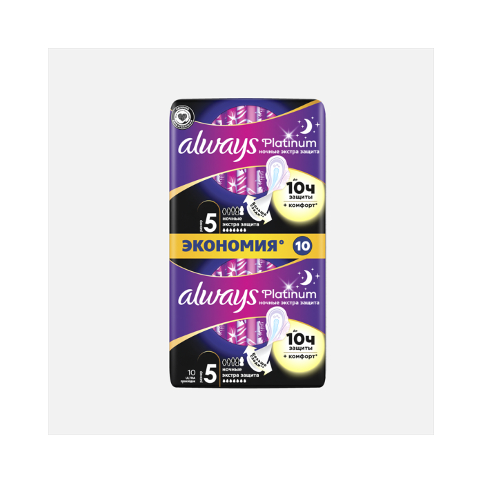 ALWAYS PLATINUM 10 dona prokladkalar