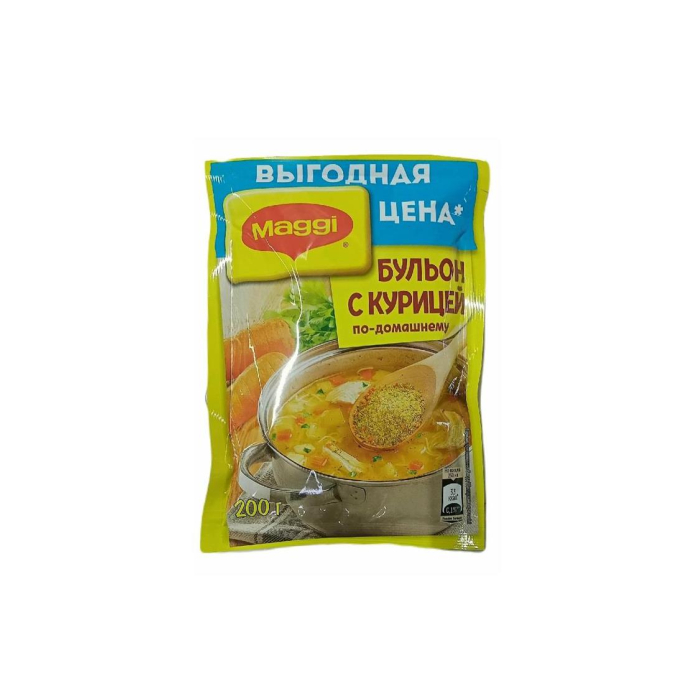 Приправа MAGGI Бульон с курицей 200гр