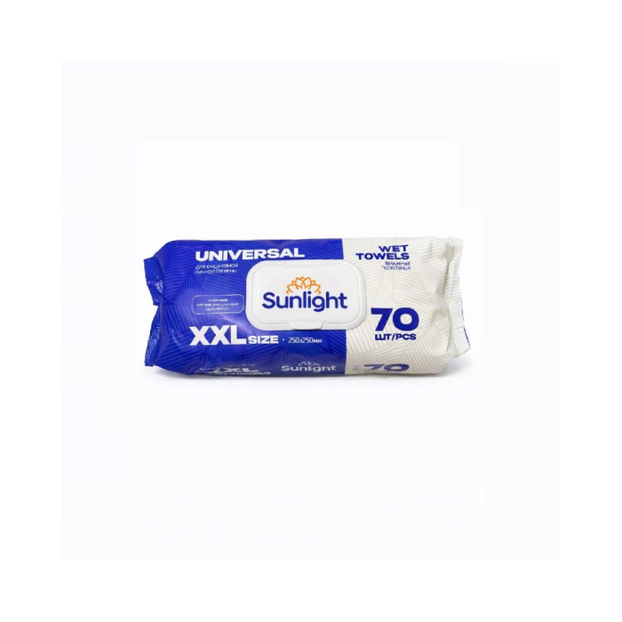 SUNLIGHT XXL 70 dona namlik salfetkalar
