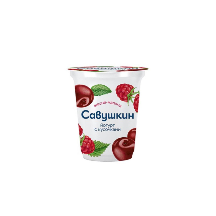 SAVUSHKIN Yogurt Gilos, Malina 350gr