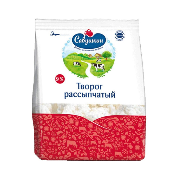 SAVUSHKIN 9% 350гр quruq tvorog