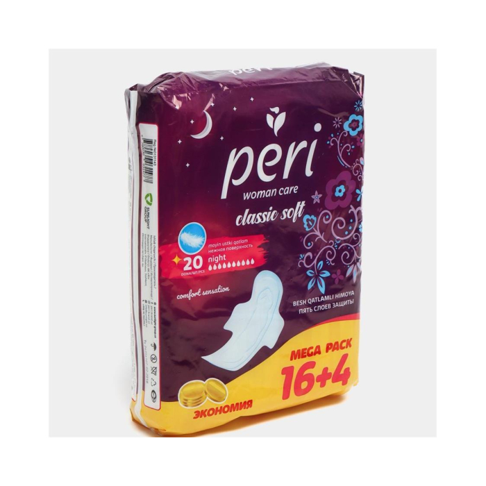 PERI CLASSIC Normal Yumshoq 16+4шт