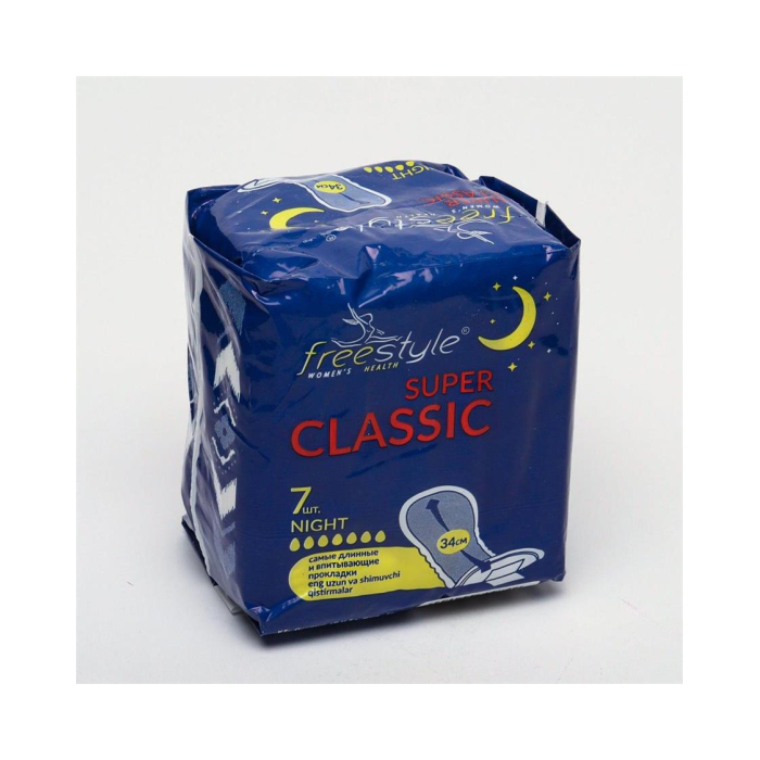 Прокладки FreeStyle Super Classic Night 7шт