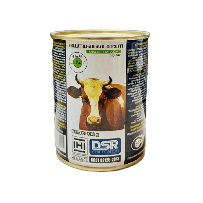HALAL MARMAKS 338гр qovurilgan go'sht