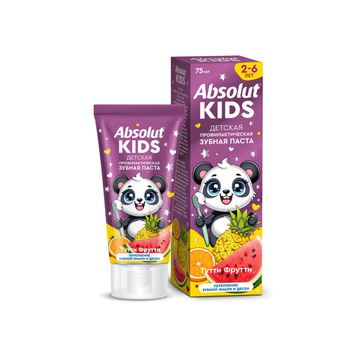 Тіс пастасы ВЕСНА "ABSOLUT kids" Тутти Фрутти 75 гр