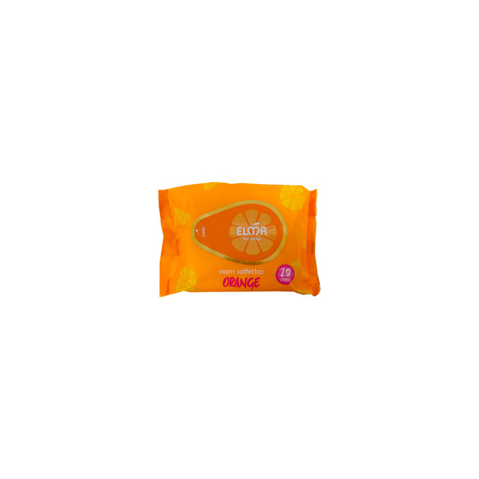 Салфетки влажные Elma orange 20 шт