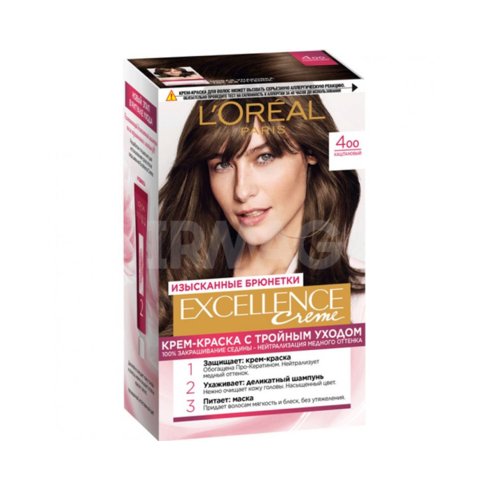 Краска для волос Excellence 4.00 L'Oreal Paris
