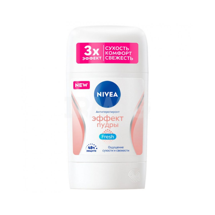 Дезодорант-антиперспирант Nivea Эффект Пудры Fresh 50 мл стик