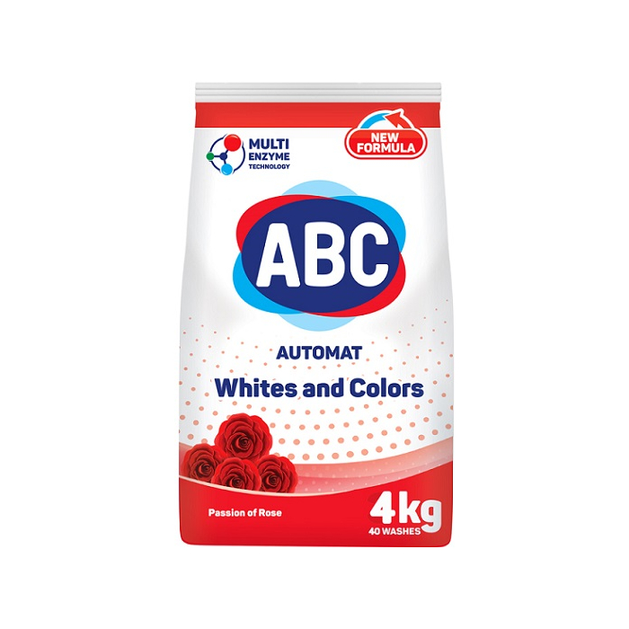 Порошок для стирки ABC роза 4 кг