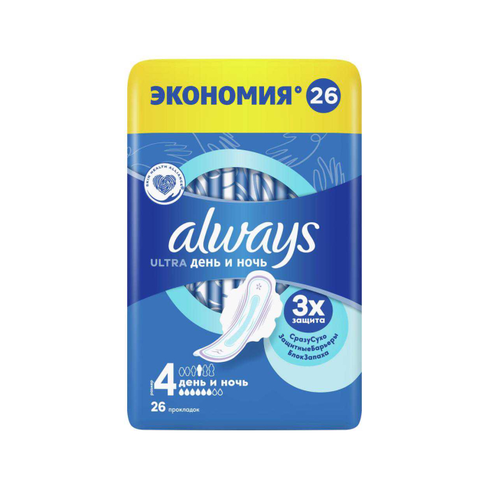 Always Ultra Night Quatro № 26 шт