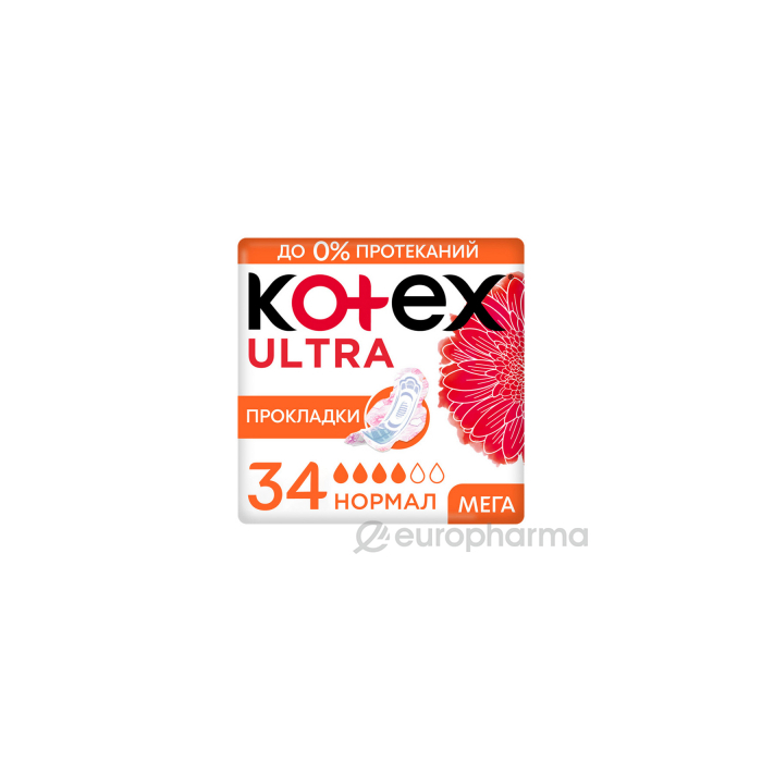Kotex Quadro Normal 34 дана