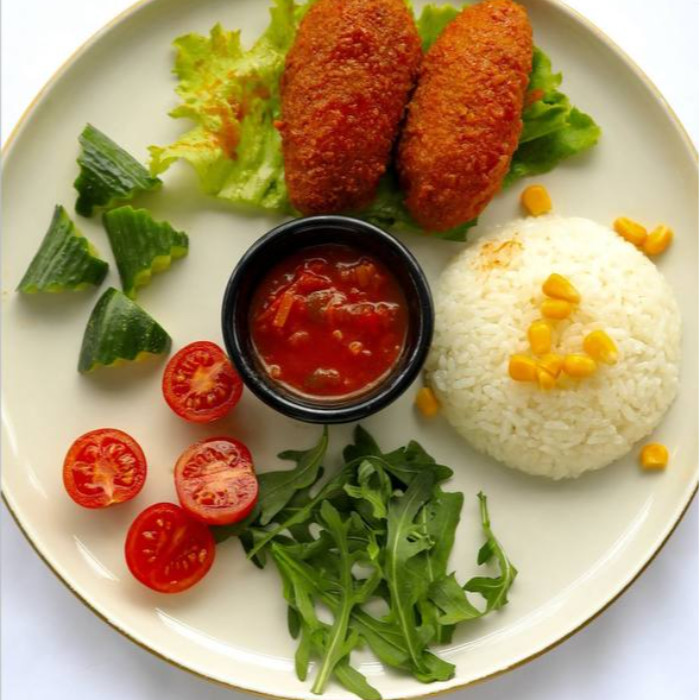 куренный котлет с овашами
