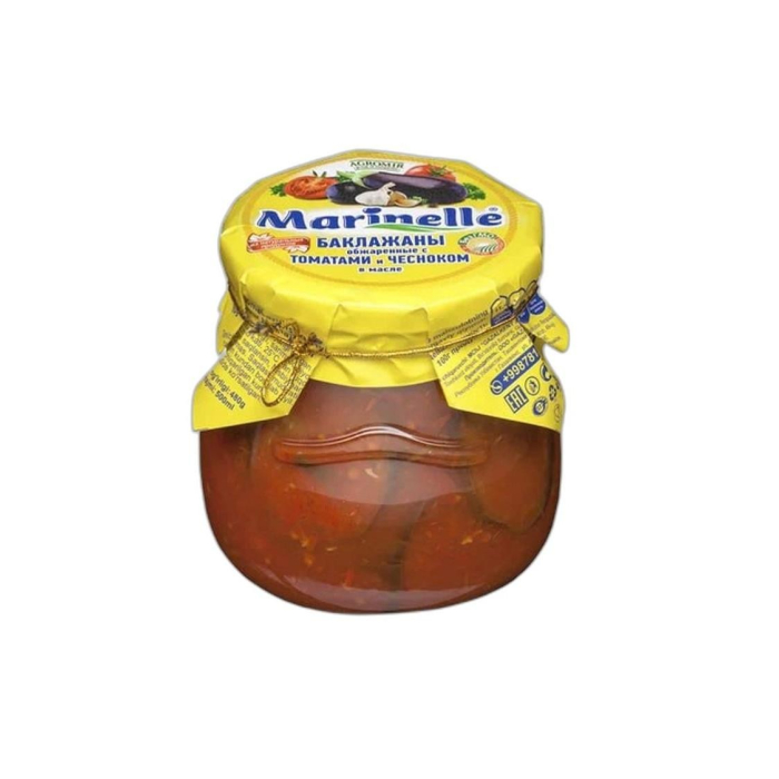 MARINELLE БАКЛАЖАН ОБЖАРЕННЫЕ В ТОМАТАМИ И ЧЕСНОКОМ В МАСЛЕ