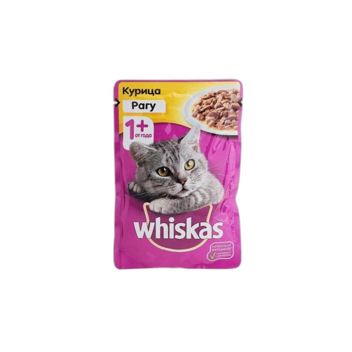 КОРМ WHISKAS 75ГР КУРИЦА