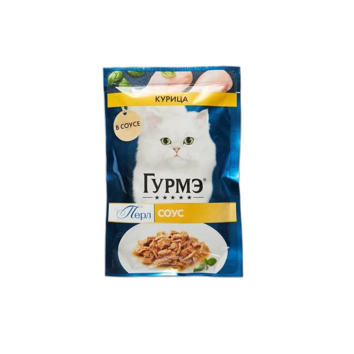КОРМ ГУРМЭ СОУС С КУРИЦА 75Г