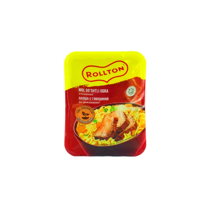 РОЛЛТОН ЧАШКА ГОВЯДИНА ОСТРАЯ 90 ГР