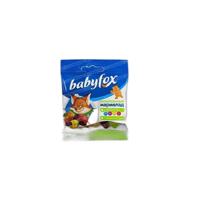 МАРМЕЛАД BABYFOX БЕГЕМОТЫ 30ГР