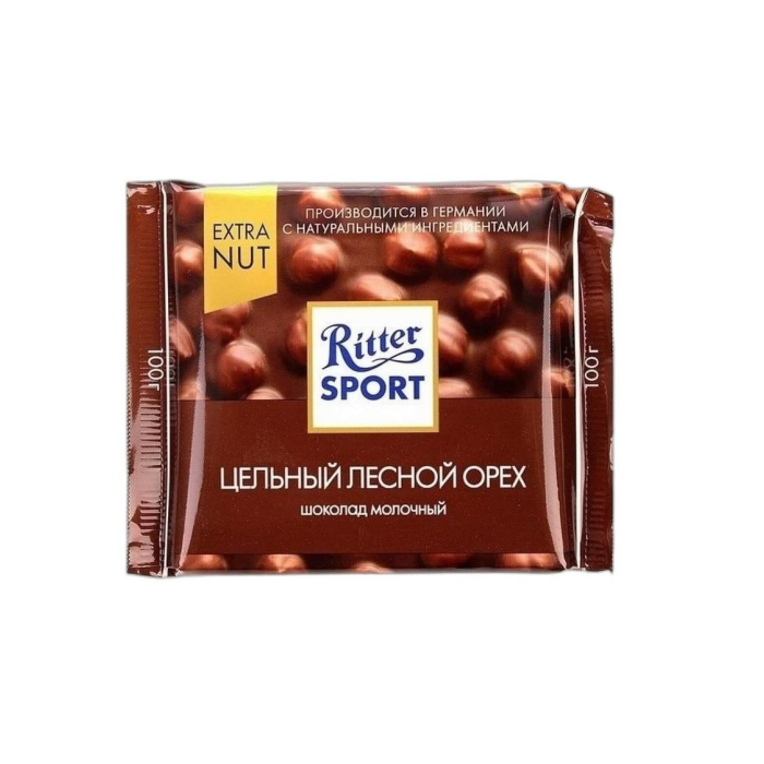 RITTER SPORT WHOLE FOREST NUT 100G