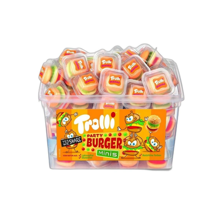 MARMELAD TROLLI MINI BURGER 8,8GR SHT