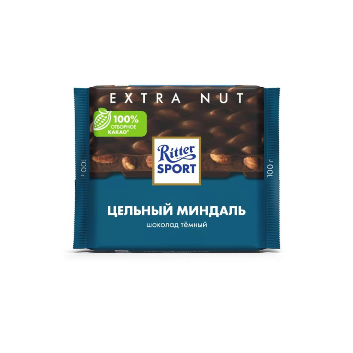 RITTER SPORT ШОКОЛАД ТЕМНЫЙ 100Г