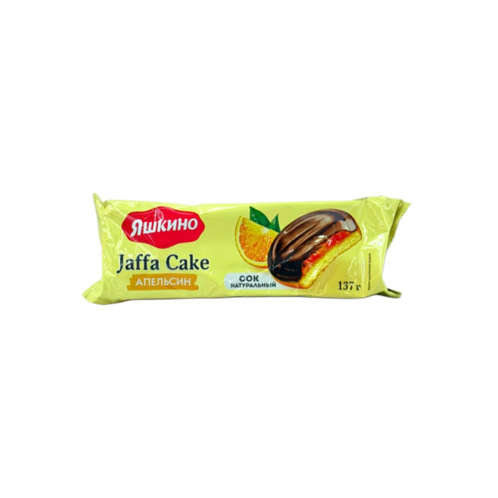 БИСКВИТ ЯШКИНОJAFFA CAKE АПЕЛЬСИН 137ГР