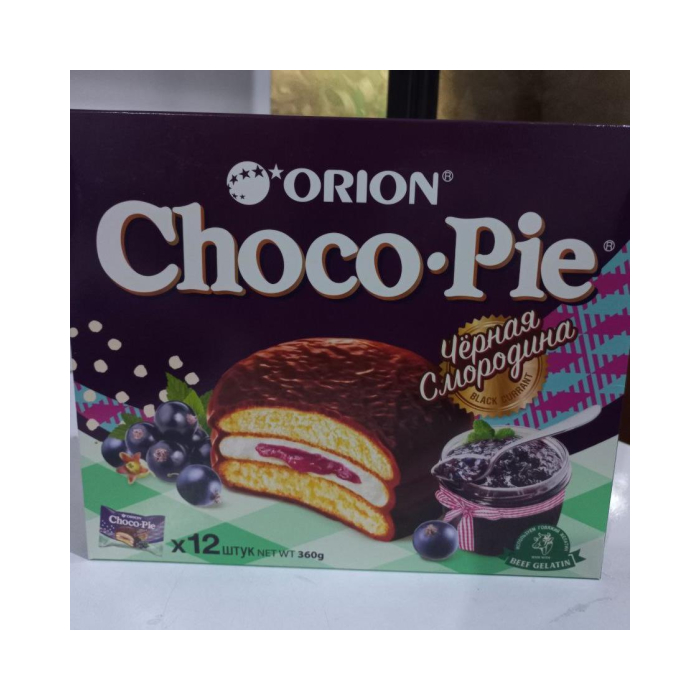 CHOCO PIE ЧЁРНАЯ СМОРОДИНА 360ГР